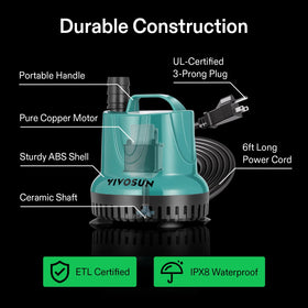 VIVOSUN bottom inlet design showing omnidirectional suction