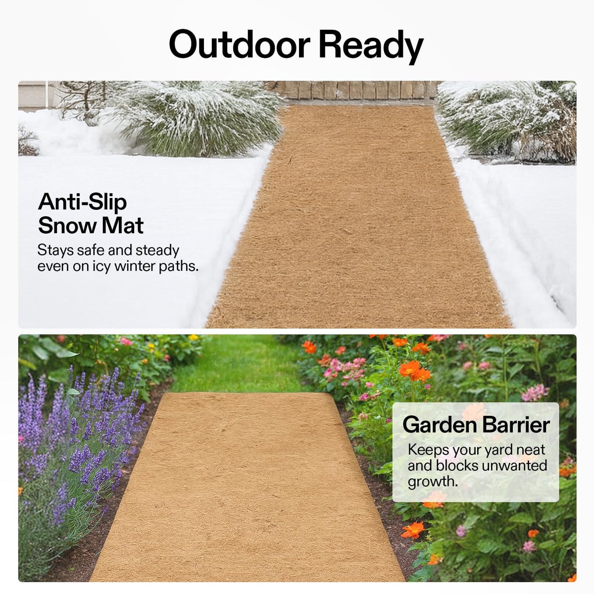 VIVOSUN coco liner porous structure enhances aeration and water retention