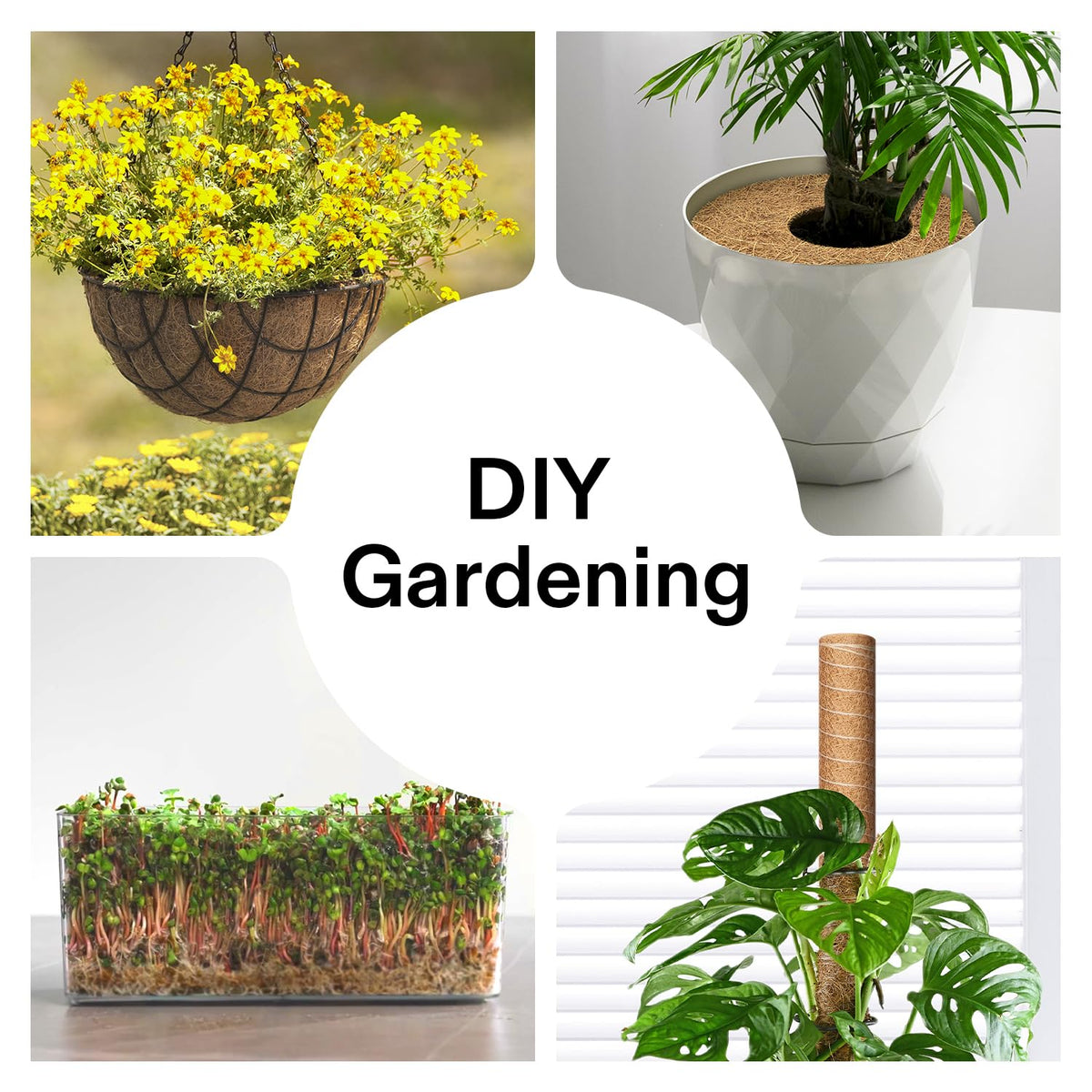 VIVOSUN coco liner easy cut for precise planter and window box fits