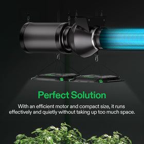VIVOSUN D4 ideal for grow rooms, basements, and kitchens.