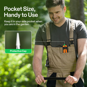 Delicate stem snips for careful pruning of fine growth.