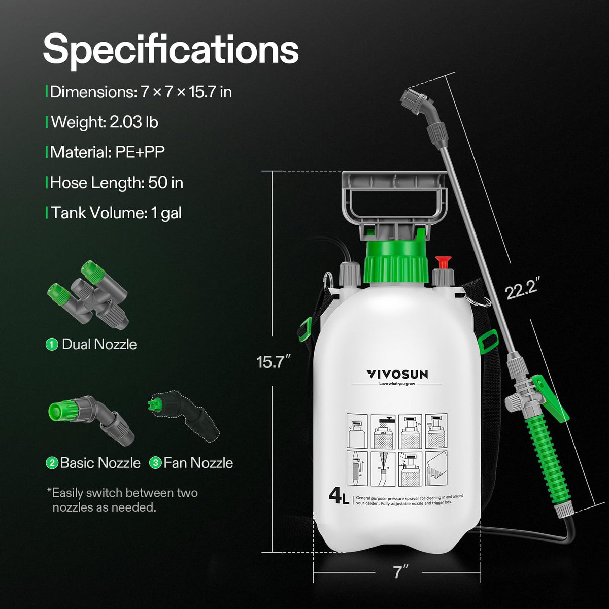 VIVOSUN durable bottom design enhances stability during transport.