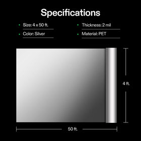 VIVOSUN durable, water-resistant film that cleans easily for simple maintenance.