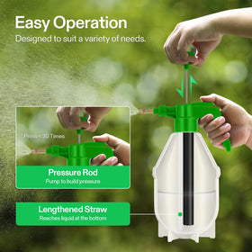 VIVOSUN ergonomic locking handle reduces fatigue during extended spraying sessions.