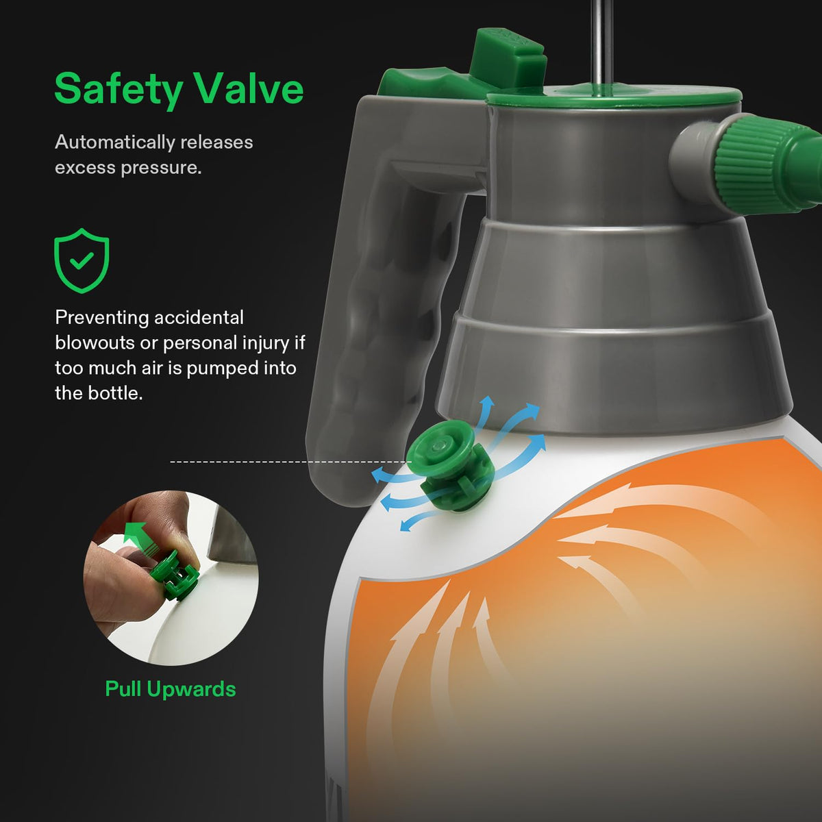 Extended spray rod reaches hard-to-reach spots on VIVOSUN sprayer