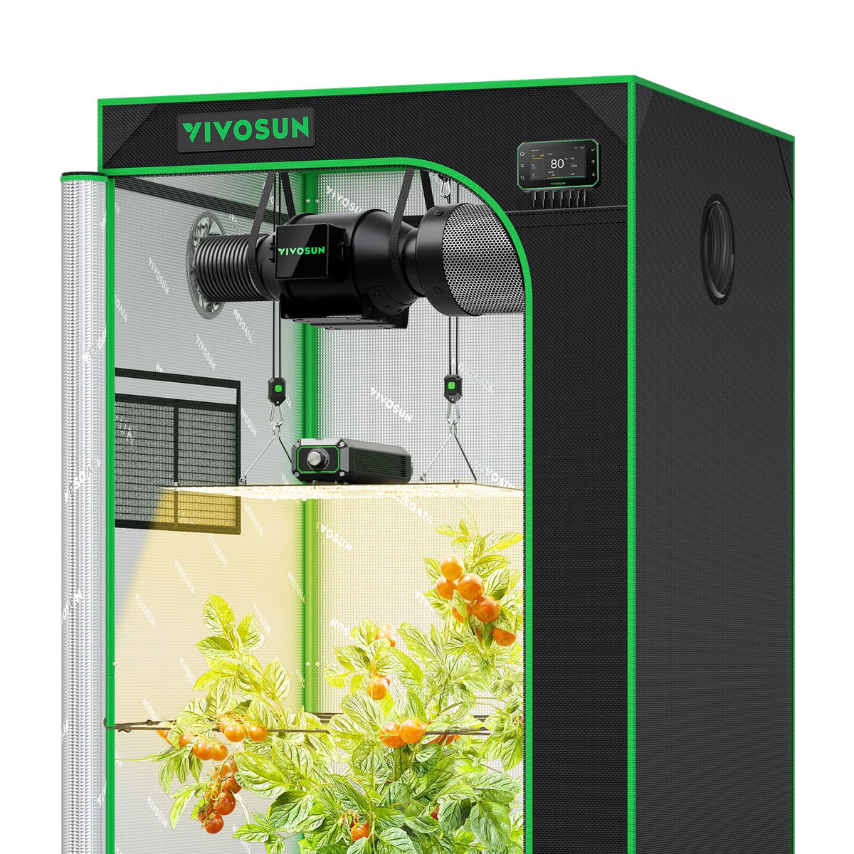 VIVOSUN full-spectrum LED light delivers balanced spectrum for steady plant development