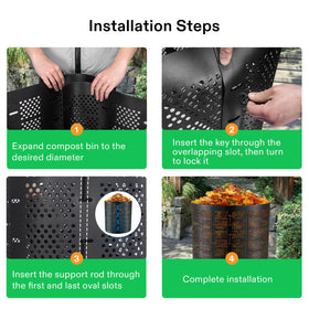 VIVOSUN included garden gloves protect hands during setup