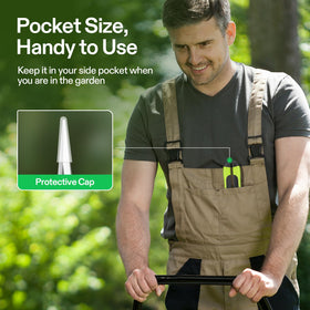 Ergonomic grip suitable for right- and left-handed gardeners