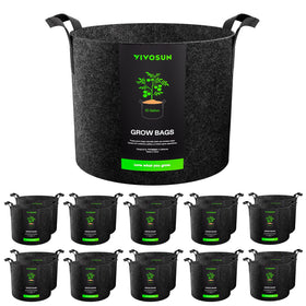 VIVOSUN grow bag side view showing sturdy construction for year-round gardening.