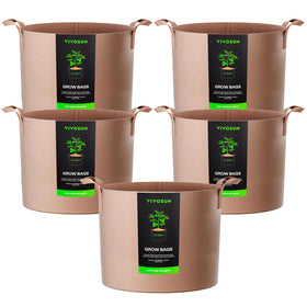 VIVOSUN 30-gallon grow bag with straps for easy transport.