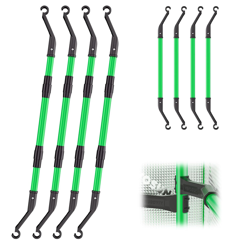 VIVOSUN grow tent mounting bars adjustable 39–60 inches for flexible airflow setup