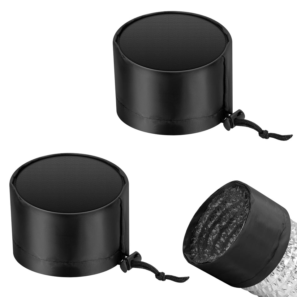 VIVOSUN vent cover 4in assembled safeguards airflow and keeps debris out.