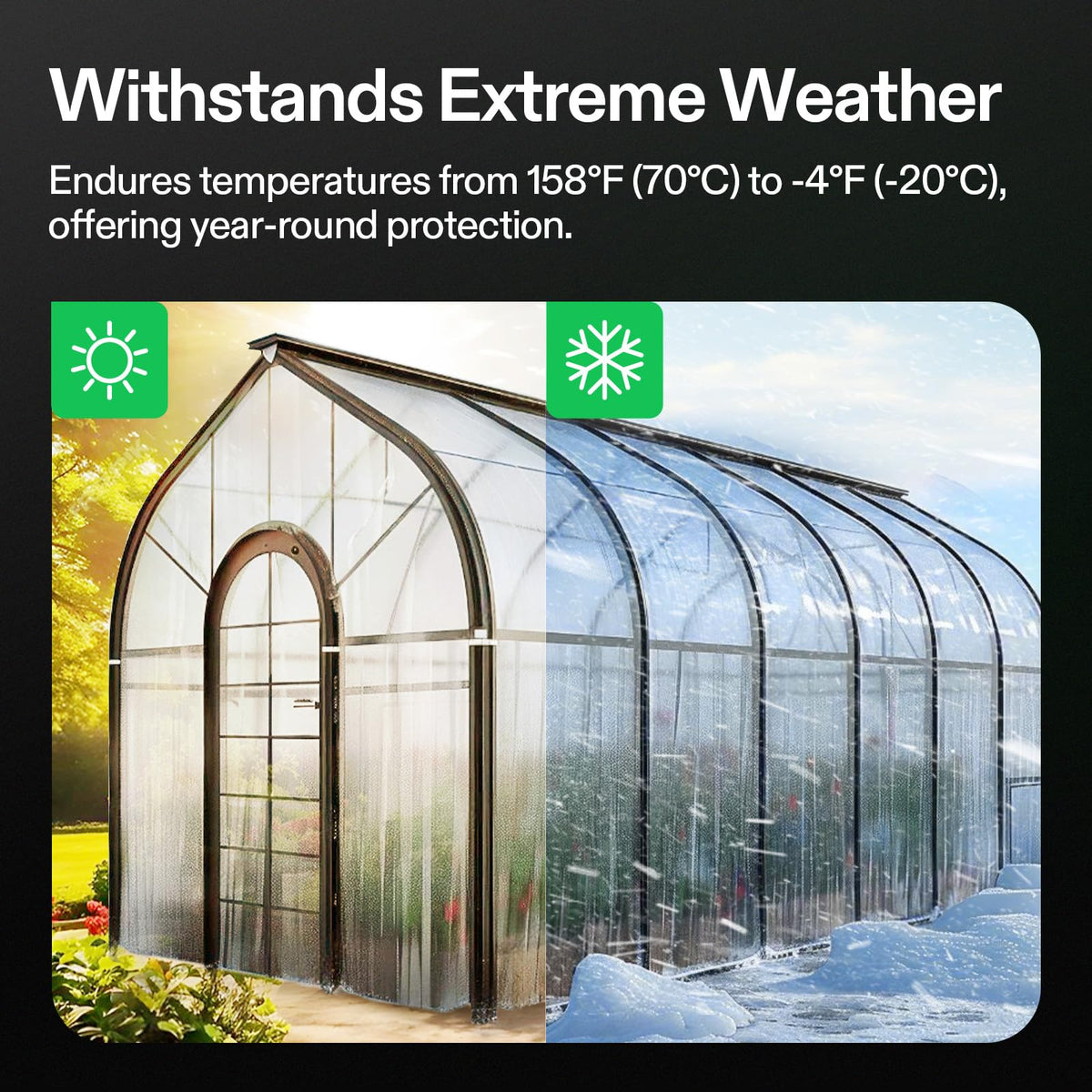 VIVOSUN heat and cold resistant tape ready for outdoor conditions