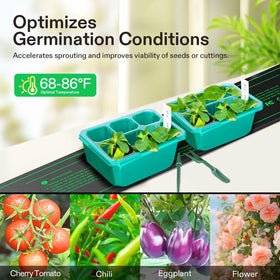 VIVOSUN heat mat designed for glass fermentation jars and warm fermentation.