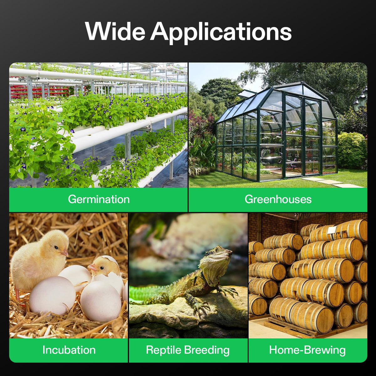 VIVOSUN versatile controller for greenhouse, grow tent, and mushroom cultivation