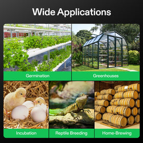 VIVOSUN versatile controller for greenhouse, grow tent, and mushroom cultivation