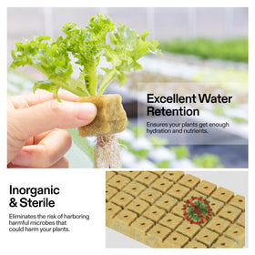 VIVOSUN rockwool used for hydroponic propagation and cloning