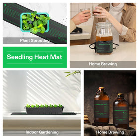 VIVOSUN versatile setup for hydroponics, cloning, and terrariums