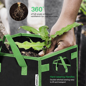 VIVOSUN versatile 5-pack supports indoor and balcony gardening.