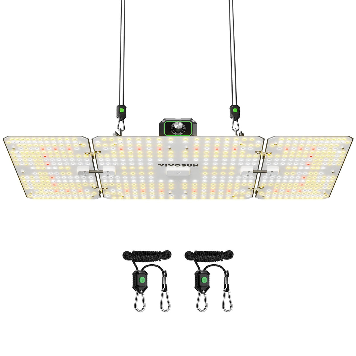 VIVOSUN LumaLight covers the grow area evenly for uniform plant growth.