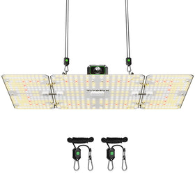 VIVOSUN LumaLight covers the grow area evenly for uniform plant growth.