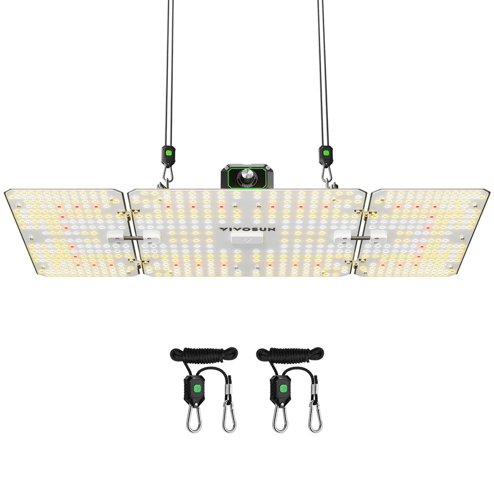 VIVOSUN LumaLight covers the grow area evenly for uniform plant growth.