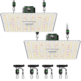 VIVOSUN LumaLight full-spectrum diodes visible for balanced plant lighting.