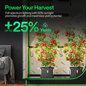 VIVOSUN Lumaray side-mount setup lighting lower foliage in a grow tent