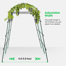 VIVOSUN metal clips aid quick, tool-free installation of the arch trellis