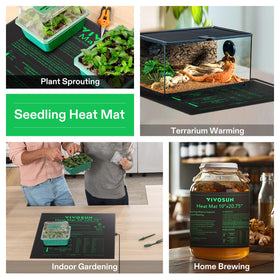 VIVOSUN multi-use terrarium warming setup for indoor environments.