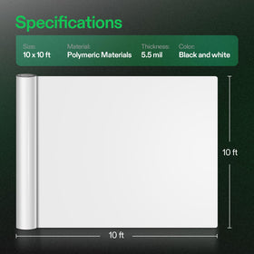 VIVOSUN Panda Film stores compactly when rolled for easy transport.