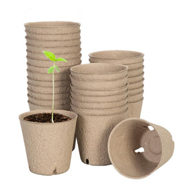 VIVOSUN peat pot with drainage holes for seed starting and healthy roots