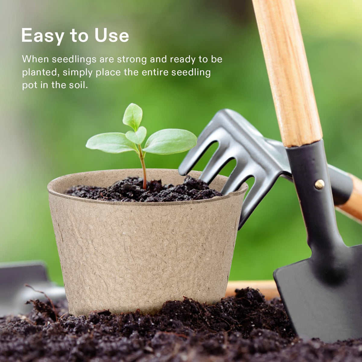 VIVOSUN 30-pack peat pots for indoor and outdoor planting