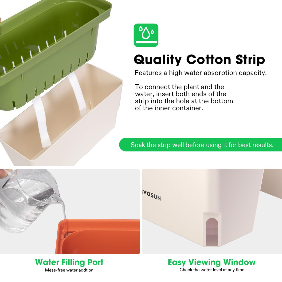 VIVOSUN kit includes 10 plant labels for clear plant tracking.