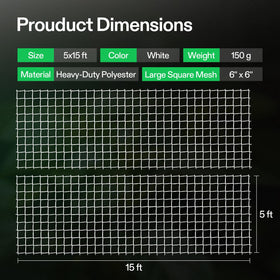 VIVOSUN trellis supports flowers, fruits, and vegetables like cucumbers and tomatoes