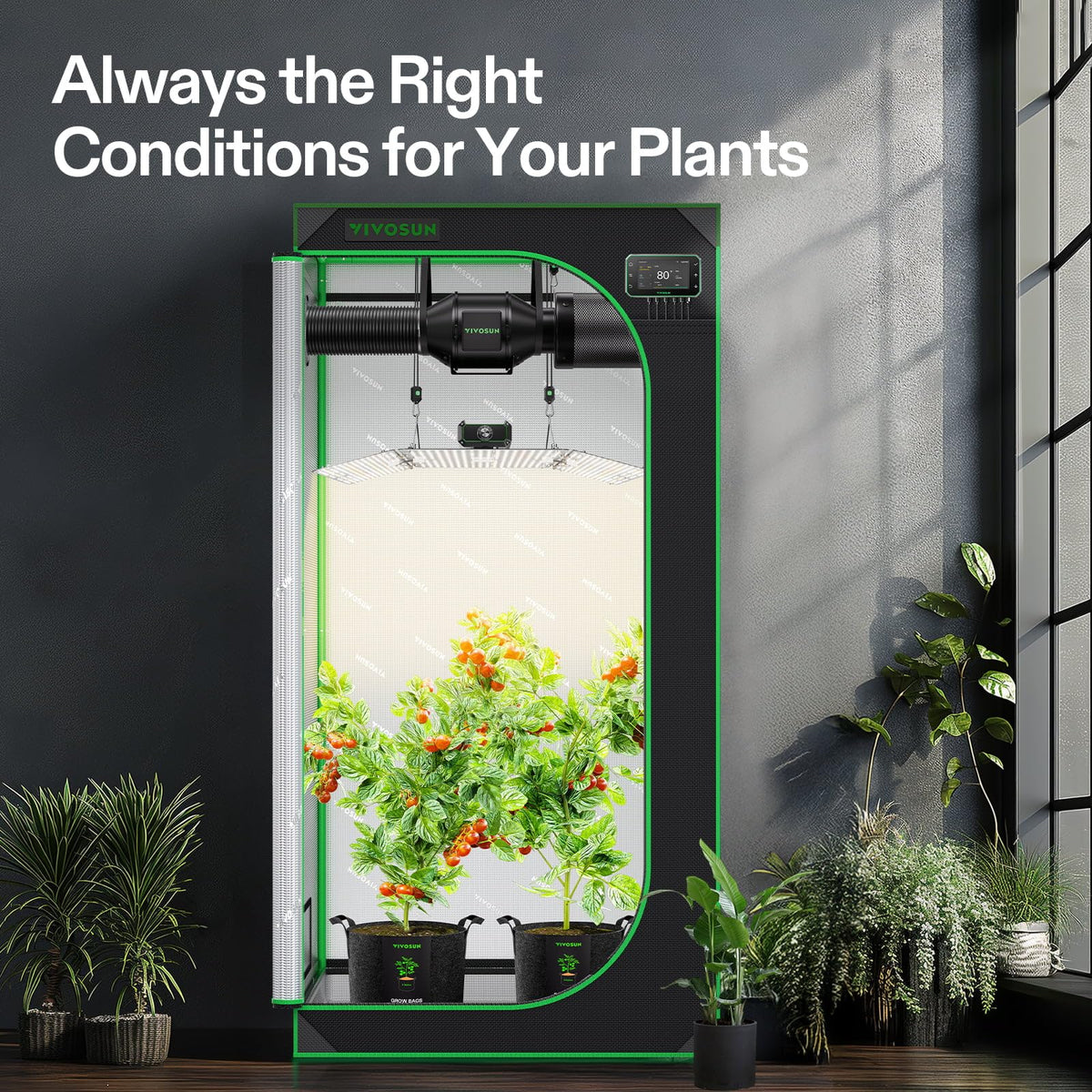 VIVOSUN Pruning shears help precise trimming for healthy growth.