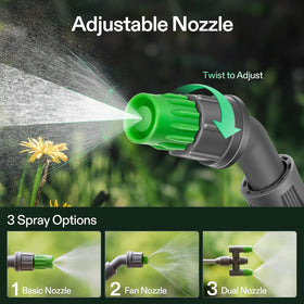 VIVOSUN sprayer adjustable nozzle for versatile mist or jet spraying.