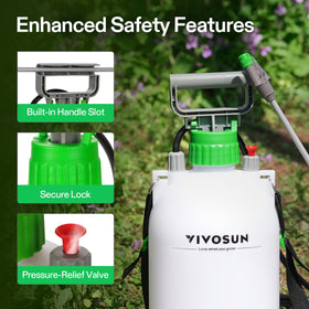22-inch wand on the VIVOSUN sprayer enhances precision in tight spots.