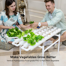 VIVOSUN PVC-U pipes with 36 sites for efficient growing