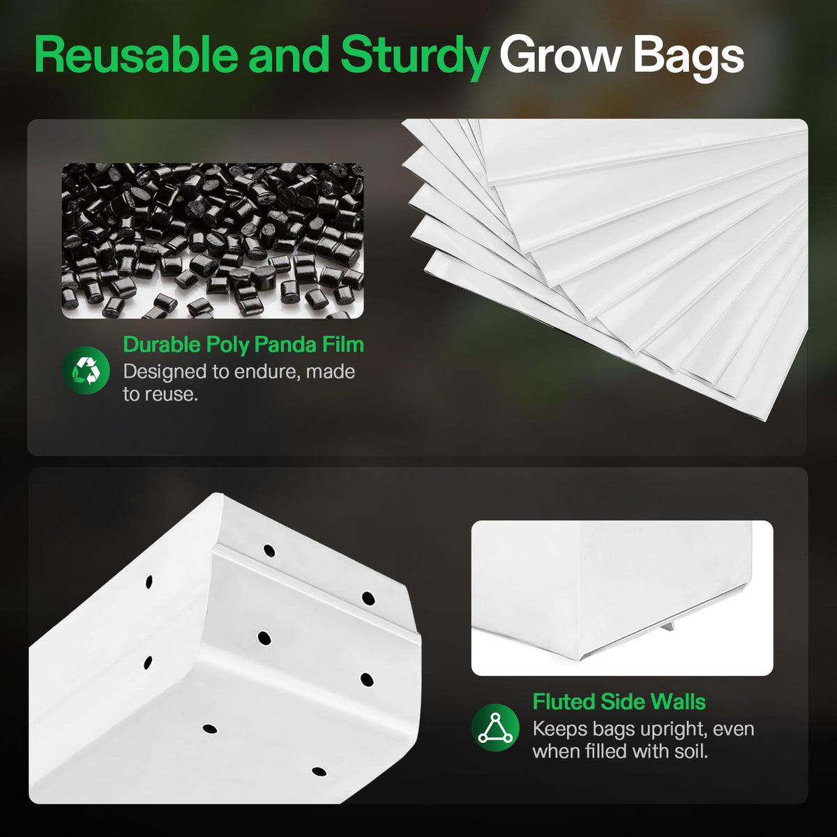 VIVOSUN ideal for seedlings and root vegetables on patios or sunrooms.