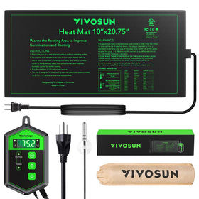 VIVOSUN seedling heat mat ready for germination with steady warmth.