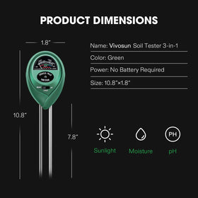 VIVOSUN compact design suited for indoor and outdoor gardening.
