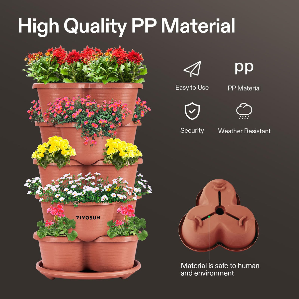 VIVOSUN space-saving urban garden design fits indoors and on balconies.