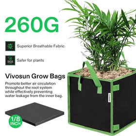 VIVOSUN stake-ready corners with holders helping maintain cubic shape for stable setup.
