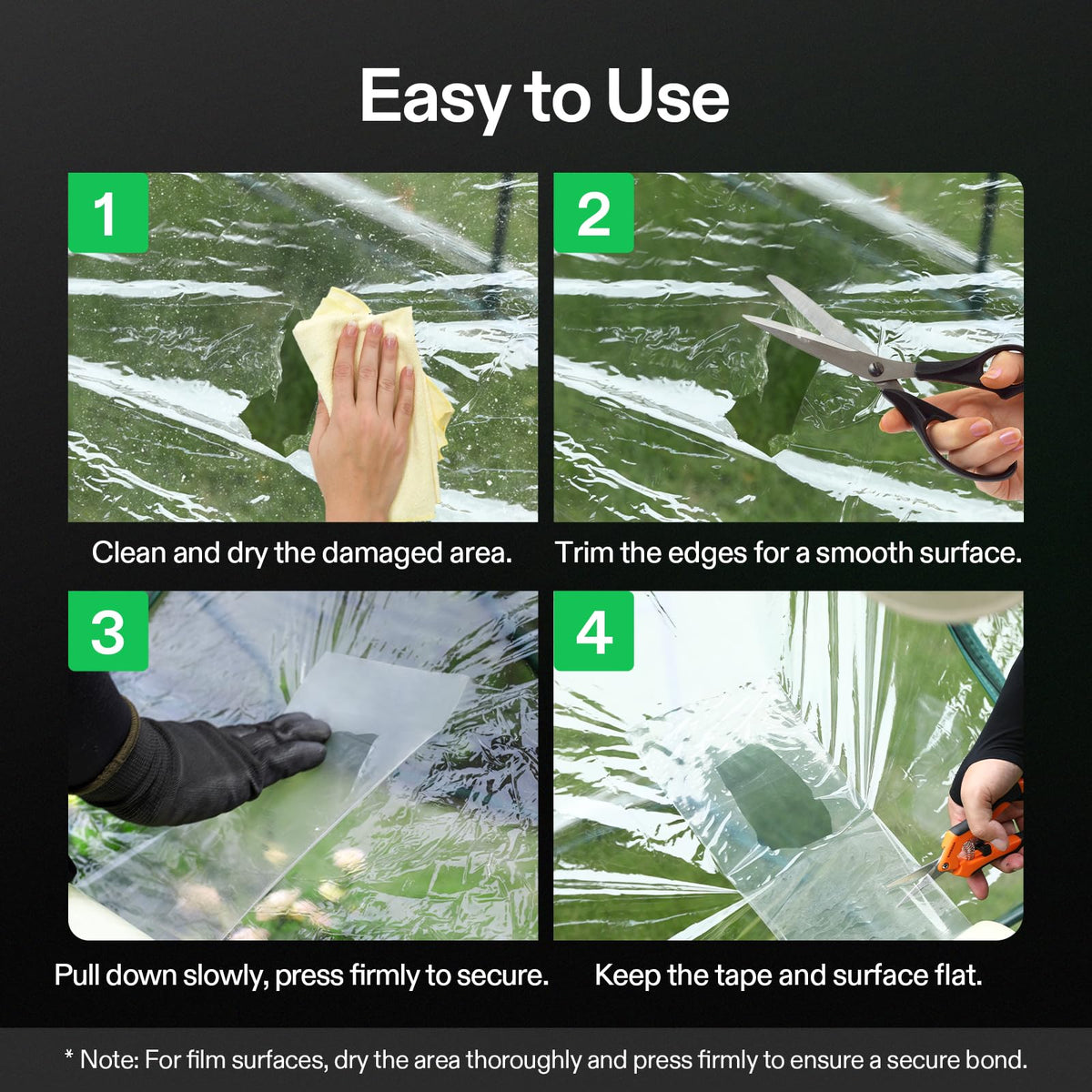 VIVOSUN stretchable and puncture resistant tape for durable repairs