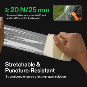 VIVOSUN high-density repair tape showing strong adhesion and tear resistance