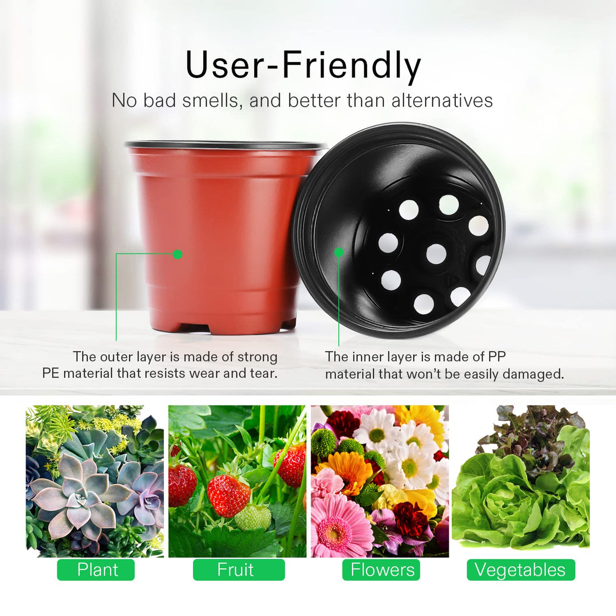 VIVOSUN transplant cuttings pot supports steady growth with minimal disruption.