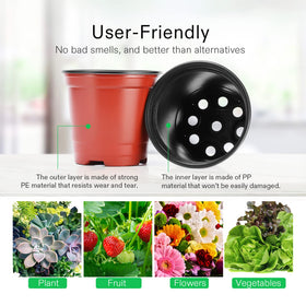 VIVOSUN transplant cuttings pot supports steady growth with minimal disruption.