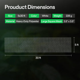 VIVOSUN trellis netting sturdy support for cucumbers, berries, and tomatoes