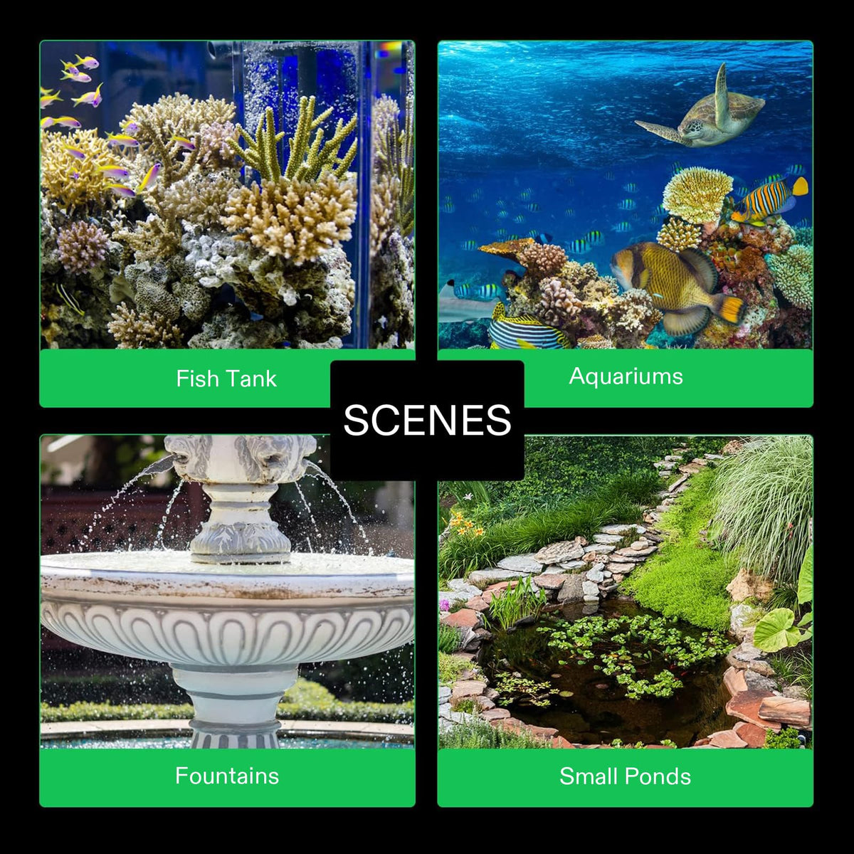 VIVOSUN adaptable outlet for fish tanks ponds and hydroponics setups